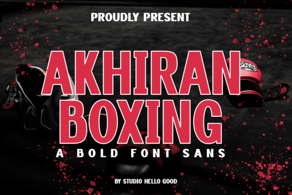 Akhiran Boxing: The Bold Sans Serif Typeface for Impactful Branding