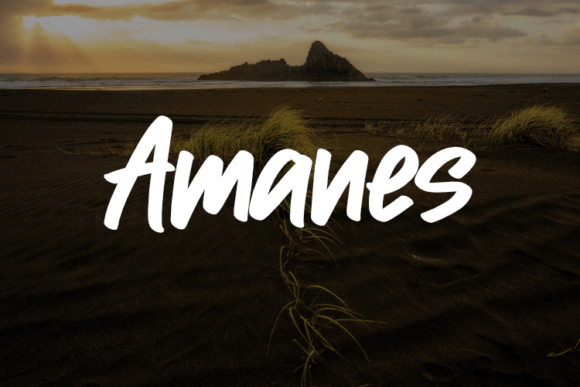 Amanes: The Script Font That Elevates Digital Brand Identity