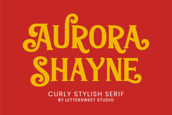 Aurora Shayne: A Playful Serif Font for Modern Web Design