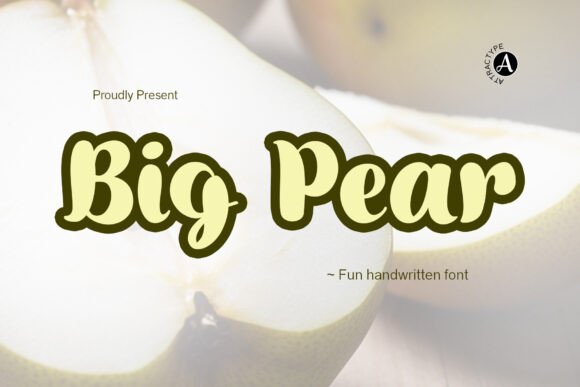 Big Pear: The Handwritten Typeface for Modern Web Design