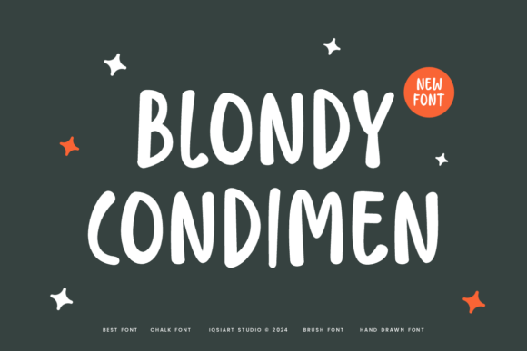 Blondy Condimen: The Bold Script Font for Authentic Brand Identity