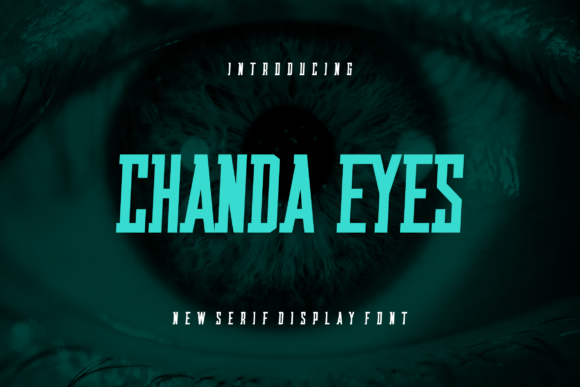 Chanda Eyes: The Bold Serif Typeface for Professional Branding
