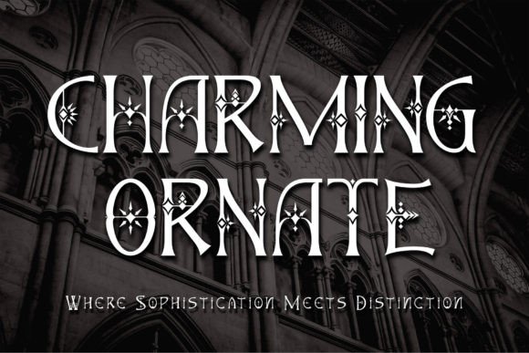 Charming Ornate: The Perfect Serif Font for Handmade Branding