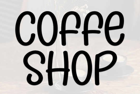 Coffe Shop: A Playful Typeface for Modern Editorial Design