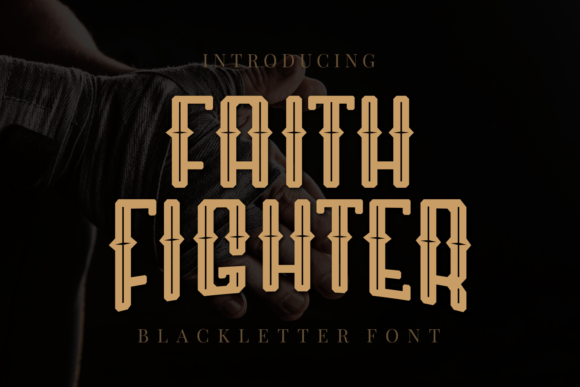 Faith Fighter: The Bold Typeface for Scroll-Stopping Campaigns