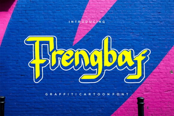 Frengbaf: A Bold Decorative Graffiti Typeface for Modern Branding