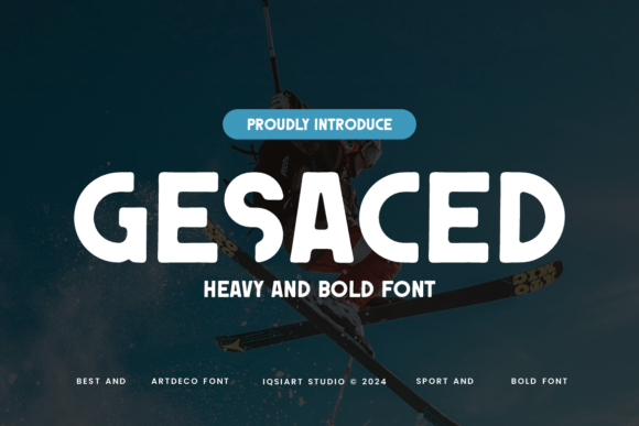 Gesaced: A Bold Sans Serif Typeface for Editorial Impact