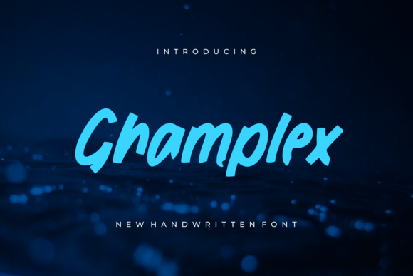 Ghamplex: A Bold Handwritten Typeface for Warm Brand Identity