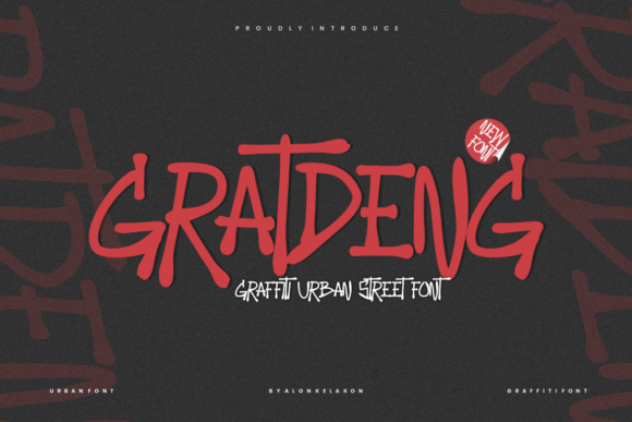 Gratdeng: The Bold Typeface for Editorial Design and Street-Style Branding