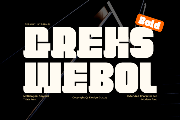 Greks Webol: A Bold Sans Serif Typeface for Modern Editorial Design