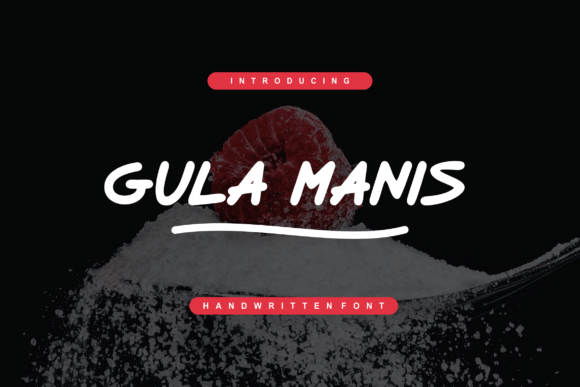 Gula Manis: The Handwritten Font That Elevates Your Small Business Brand