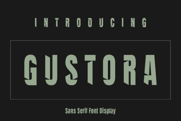 Gustora: The Bold Sans Serif Typeface for Modern Editorial Design