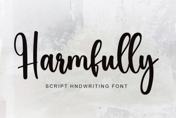 Harmfully: A Bold Script Amp for Editorial Design