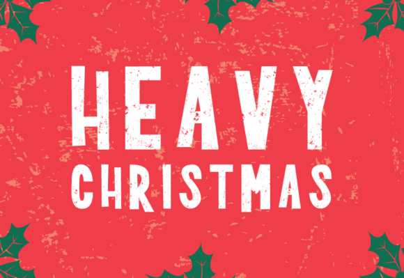 Heavy Christmas: A Bold Serif for Editorial Design