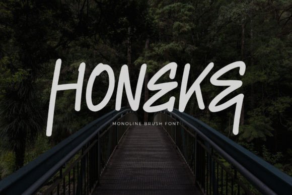 Honeke: The Bold Script Font for Scroll-Stopping Campaigns