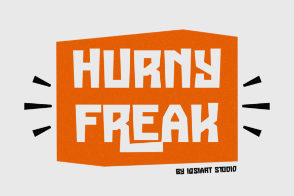 Hurny Freak: A Bold Sans Serif Typeface for Modern Web Design