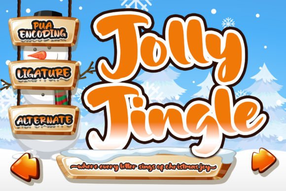 Jolly Jingle: The Perfect Handwritten Typeface for Holiday Shop Creations