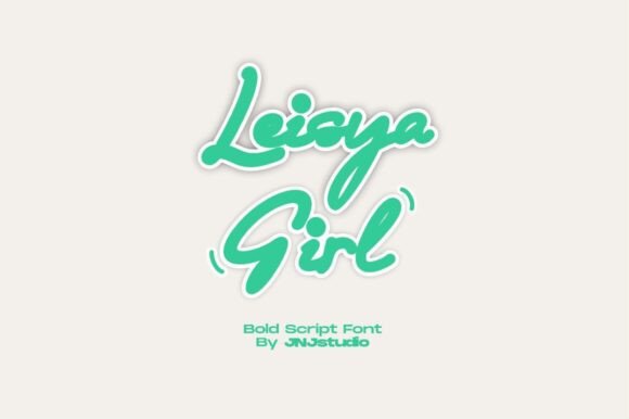 Leisya Girl: A Bold Script Typeface for Dynamic Branding