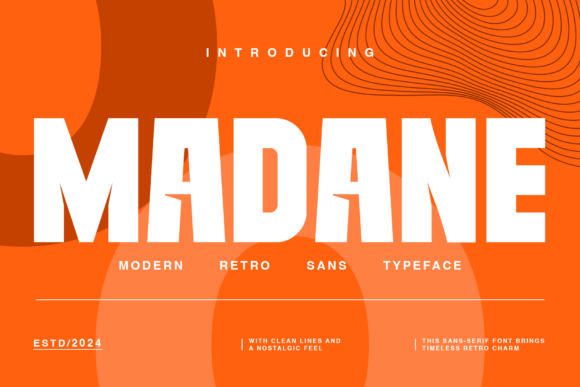 Madane: A Bold Sans Serif Typeface for High-Impact Campaigns