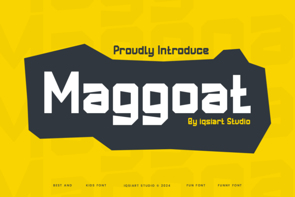 Maggoat: The Playful Typeface That Brings Energy to Kids Campaigns