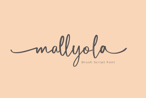 Mallyola: The Bold Script Font for Handmade Branding