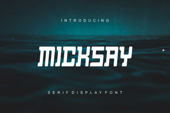 Micksay: The Bold Serif Font for Standout Craft Products