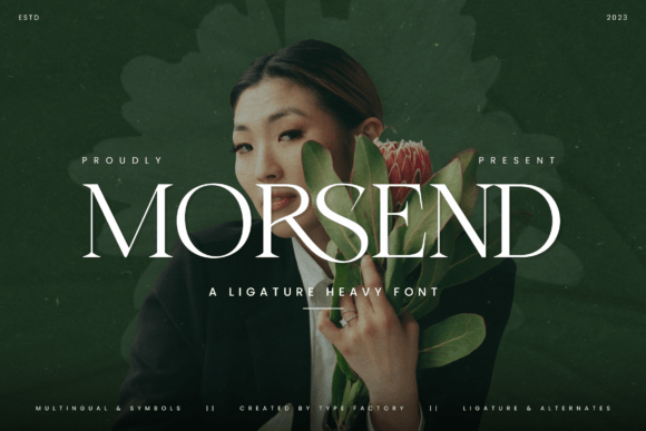 Morsend: The Premium Serif Font That Elevates Small Business Branding