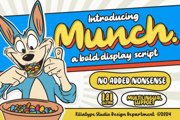 Munch: The Bold Script Typeface That Transforms Small Business Branding