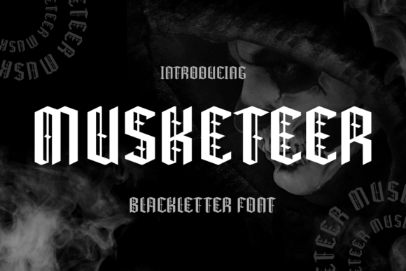Musketeer Font: The Bold Blackletter Typeface for Handmade Crafts