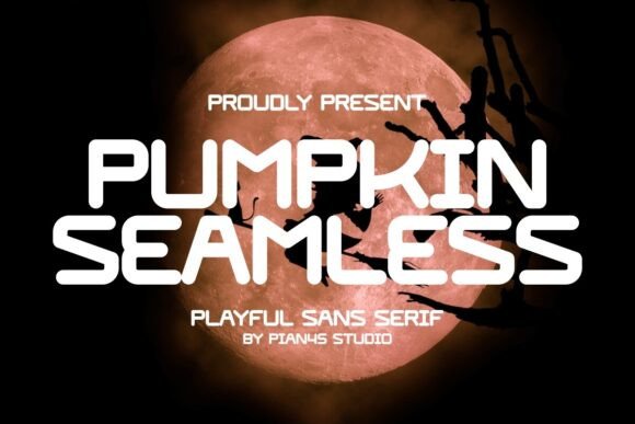 Pumpkin Seamless: A Bold Sans Serif Typeface for Modern Editorial Design