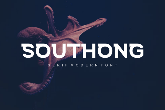 Southong Typeface: A Brush-Style Serif for Bold Brand Identity