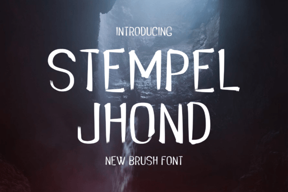 Stempeljhond: The Edgy Script Amp Typeface for Bold Web Design
