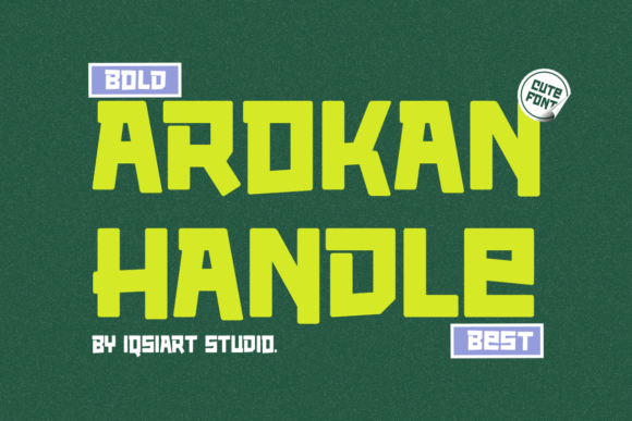 Why Arokan Handle is the Perfect Sans Serif Font for Your Handmade Shop